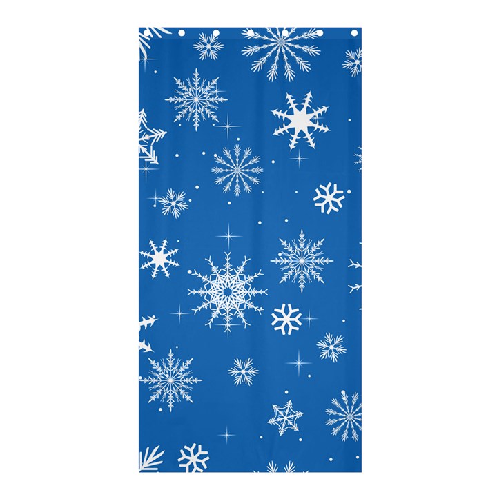 Winter Time And Snow Chaos Shower Curtain 36  x 72  (Stall) 