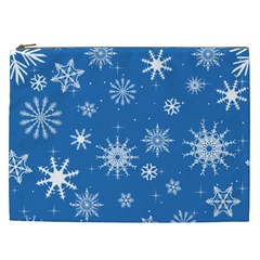 Winter Time And Snow Chaos Cosmetic Bag (xxl) by DinzDas
