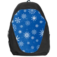 Winter Time And Snow Chaos Backpack Bag by DinzDas