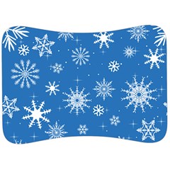 Winter Time And Snow Chaos Velour Seat Head Rest Cushion by DinzDas