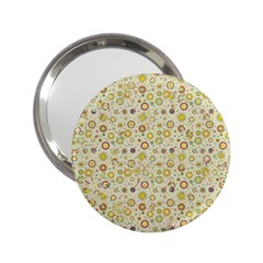 Abstract Flowers And Circle 2 25  Handbag Mirrors by DinzDas
