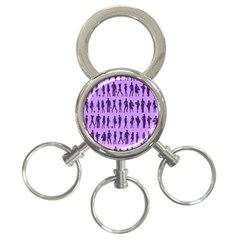 Normal People And Business People - Citizens 3-ring Key Chain by DinzDas