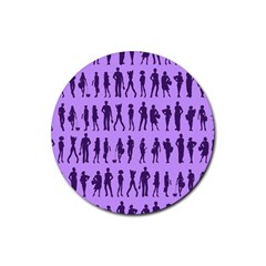Normal People And Business People - Citizens Rubber Coaster (round)  by DinzDas