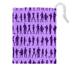 Normal People And Business People - Citizens Drawstring Pouch (5xl) by DinzDas