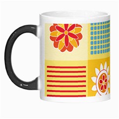 Abstract Flowers And Circle Morph Mugs by DinzDas