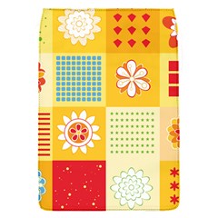 Abstract Flowers And Circle Removable Flap Cover (s) by DinzDas