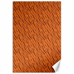 Animal Skin - Lion And Orange Skinnes Animals - Savannah And Africa Canvas 20  X 30  by DinzDas