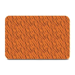 Animal Skin - Lion And Orange Skinnes Animals - Savannah And Africa Plate Mats by DinzDas