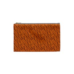 Animal Skin - Lion And Orange Skinnes Animals - Savannah And Africa Cosmetic Bag (small) by DinzDas