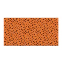 Animal Skin - Lion And Orange Skinnes Animals - Savannah And Africa Satin Wrap by DinzDas