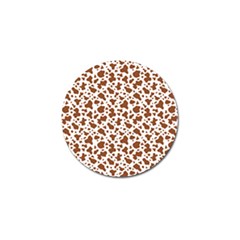 Animal Skin - Brown Cows Are Funny And Brown And White Golf Ball Marker (10 Pack) by DinzDas