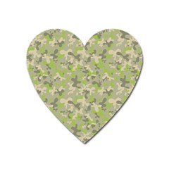 Camouflage Urban Style And Jungle Elite Fashion Heart Magnet by DinzDas