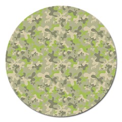 Camouflage Urban Style And Jungle Elite Fashion Magnet 5  (round) by DinzDas