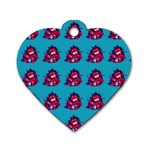 Little Devil Baby - Cute And Evil Baby Demon Dog Tag Heart (Two Sides) Front