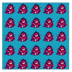 Little Devil Baby - Cute And Evil Baby Demon Large Satin Scarf (square) by DinzDas