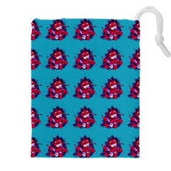 Little Devil Baby - Cute And Evil Baby Demon Drawstring Pouch (5xl) by DinzDas