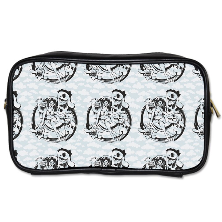 Monster Party - Hot Sexy Monster Demon With Ugly Little Monsters Toiletries Bag (One Side)