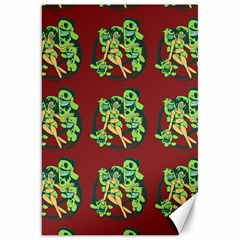 Monster Party - Hot Sexy Monster Demon With Ugly Little Monsters Canvas 20  X 30  by DinzDas