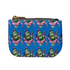 Monster And Cute Monsters Fight With Snake And Cyclops Mini Coin Purse by DinzDas