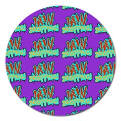 Jaw Dropping Comic Big Bang Poof Magnet 5  (round) by DinzDas