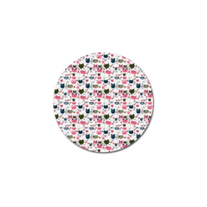 Adorable seamless cat head pattern01 Golf Ball Marker (10 pack)