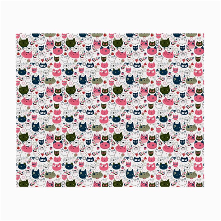 Adorable seamless cat head pattern01 Small Glasses Cloth