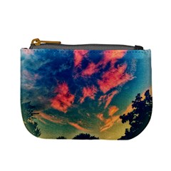  Brushstroke Skies Mini Coin Purse by okhismakingart