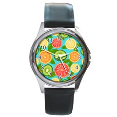 Fruit Love Round Metal Watch