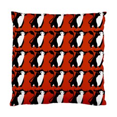  Bull In Comic Style Pattern - Mad Farming Animals Standard Cushion Case (one Side) by DinzDas