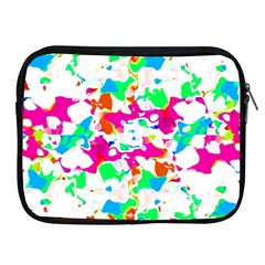 Bright Multicolored Abstract Print Apple Ipad 2/3/4 Zipper Cases by dflcprintsclothing