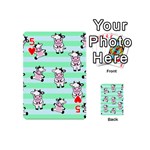 Cow Pattern Playing Cards 54 Designs (Mini) Front - Heart5