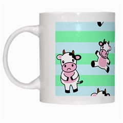 Cow Pattern White Mugs
