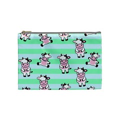 Cow Pattern Cosmetic Bag (medium) by designsbymallika