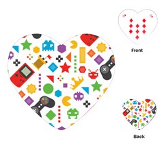 Gamer Playing Cards Single Design (heart) by designsbymallika