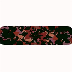 Red Dark Camo Abstract Print Large Bar Mats by dflcprintsclothing