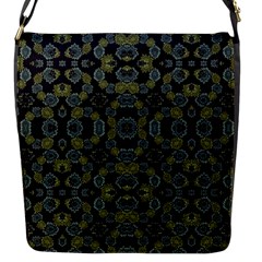 Modern Ornate Stylized Motif Print Flap Closure Messenger Bag (s) by dflcprintsclothing