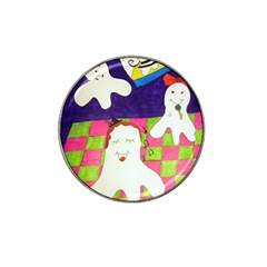 Circus Ghosts Sing Hat Clip Ball Marker