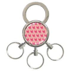 Hearts 3-ring Key Chain by tousmignonne25