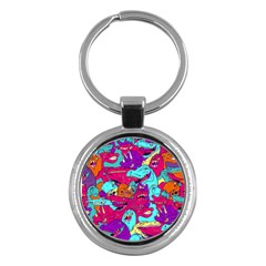 Dinos Key Chain (round) by Sobalvarro