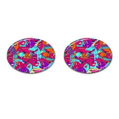 Dinos Cufflinks (Oval)