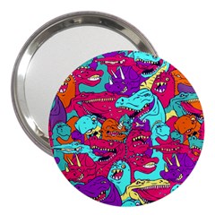 Dinos 3  Handbag Mirrors by Sobalvarro