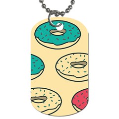 Donuts Dog Tag (one Side) by Sobalvarro