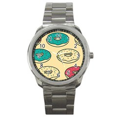 Donuts Sport Metal Watch by Sobalvarro