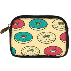 Donuts Digital Camera Leather Case by Sobalvarro