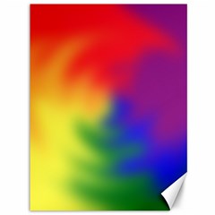 Rainbow Colors Lgbt Pride Abstract Art Canvas 36  X 48  by yoursparklingshop