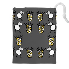 Cchpa Coloured Pineapple Drawstring Pouch (4xl) by CHPALTD