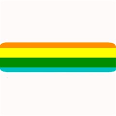 Original 8 Stripes Lgbt Pride Rainbow Flag Large Bar Mats by yoursparklingshop