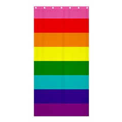 Original 8 Stripes Lgbt Pride Rainbow Flag Shower Curtain 36  X 72  (stall)  by yoursparklingshop