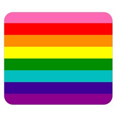 Original 8 Stripes Lgbt Pride Rainbow Flag Double Sided Flano Blanket (small)  by yoursparklingshop