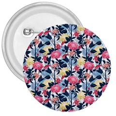 Beautiful floral pattern 3  Buttons